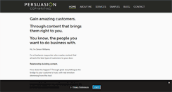 Desktop Screenshot of persuasioncopy.com